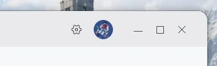 launcher window with client-side decorations