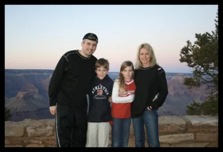 group photo at the Grand Canyon